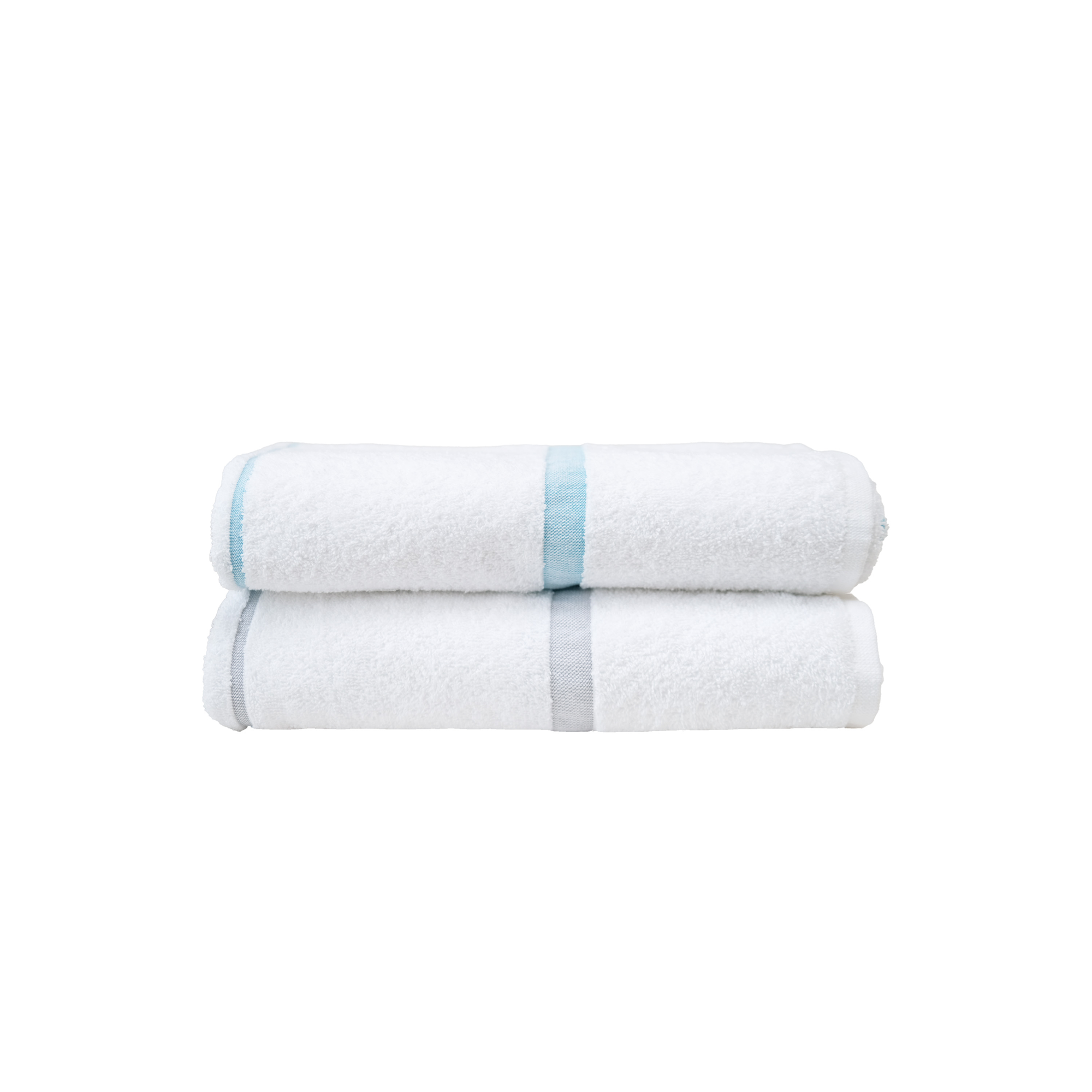 Lot de 2 éponges Jacquard 70x140 cm