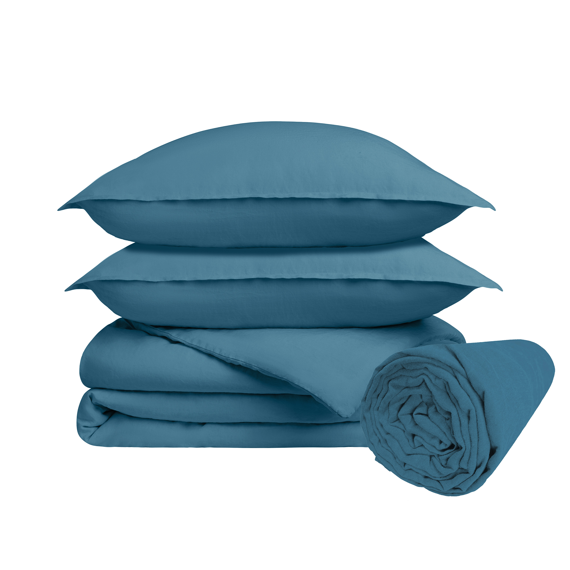 Naturellement Lin : housse de couette, 2 taies et drap housse