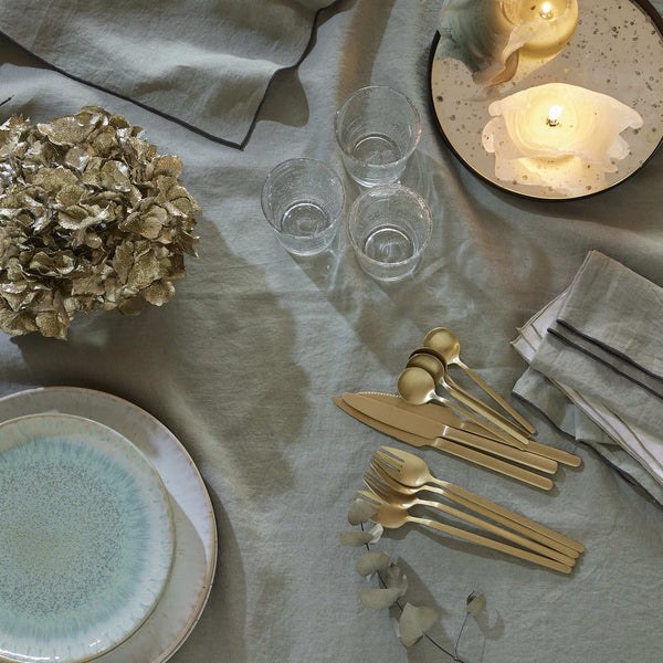 Nappe Autour Du Lin – Lichen - bourdon anthracite