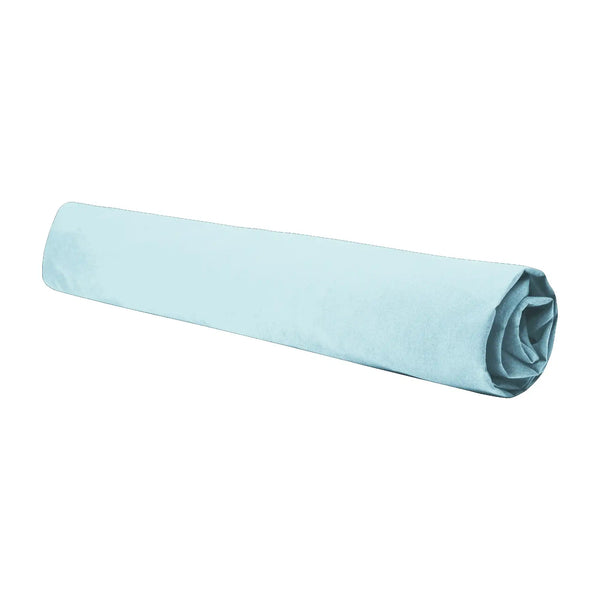 Drap housse Douceur Lavée – Bleu nordique