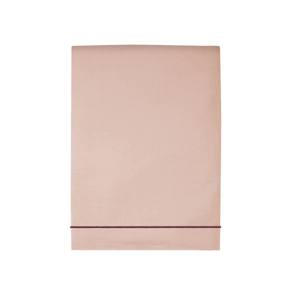 Drap plat Douceur Lavée – Vieux rose
