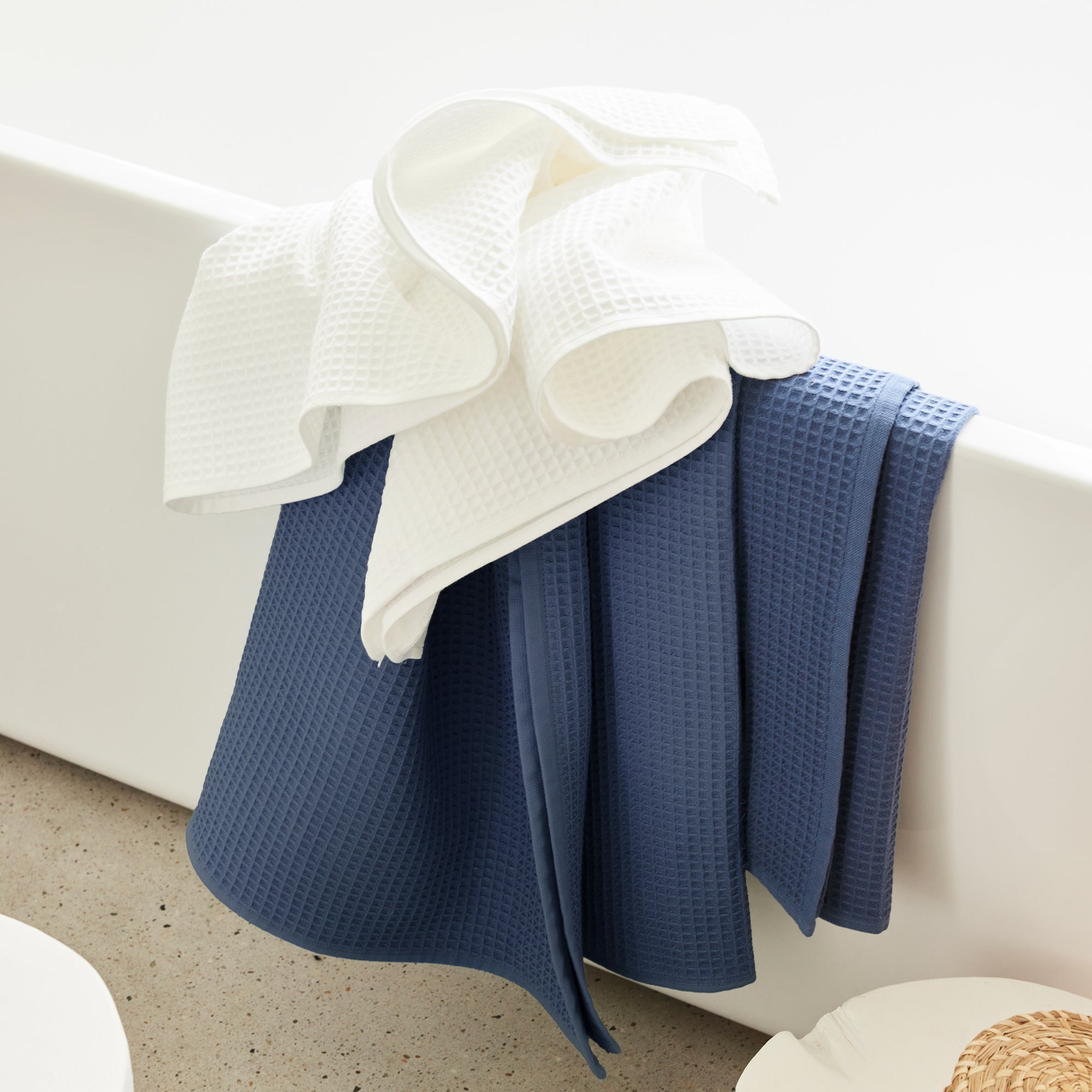 Serviette de bain Esprit Nid d'Abeille BIO