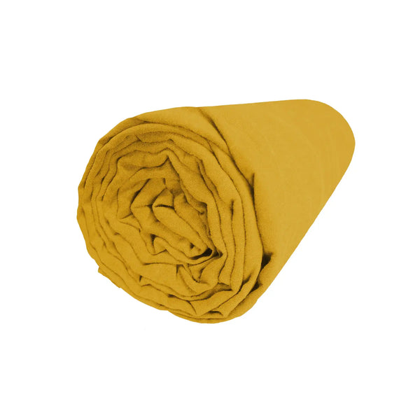Drap housse Naturellement Lin – Safran