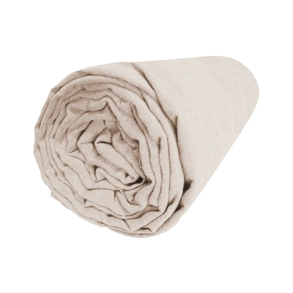 Drap housse Nuit Satinée – Greige