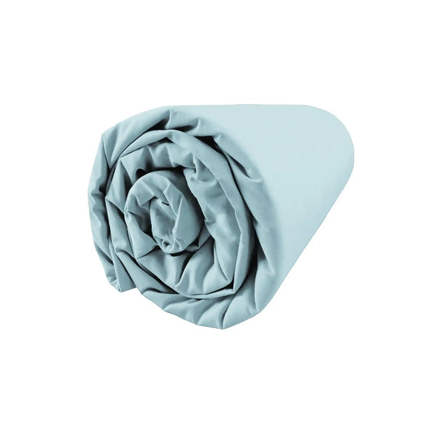 Drap housse Nuit Satinée – Bleu nordique