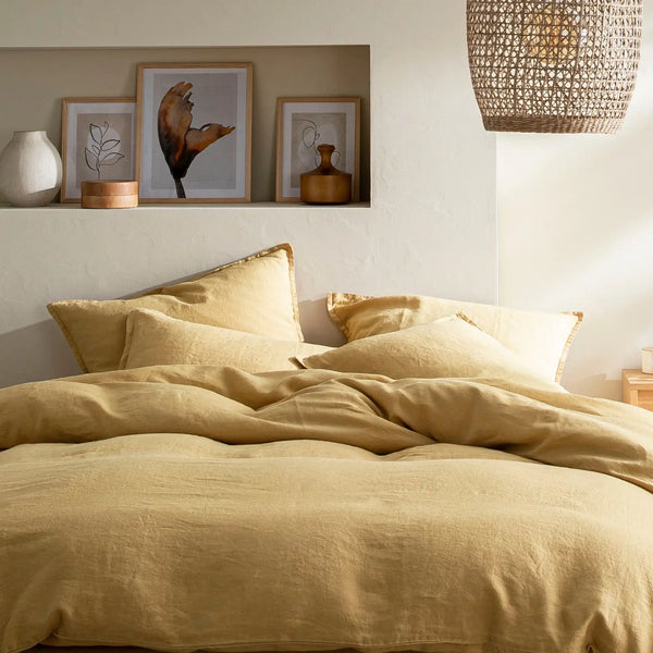Housse de couette Rêve de Lin – Caramel