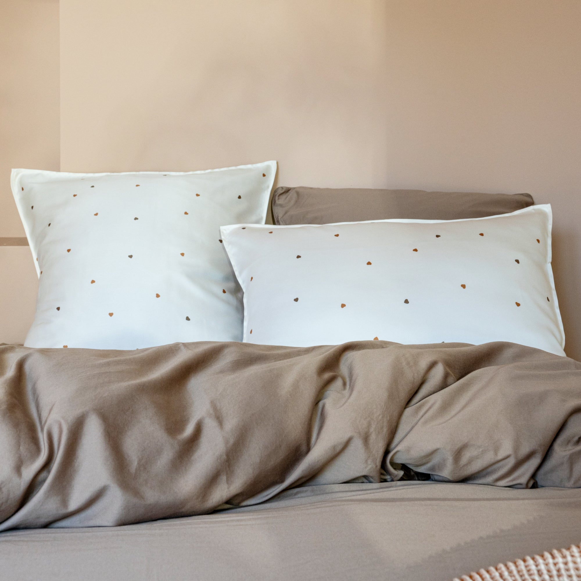 Petit cœur curcuma/chocolat