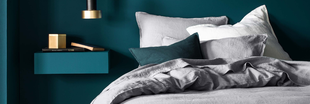 Housse de couette Rêve de Lin - Blanc Cerise 