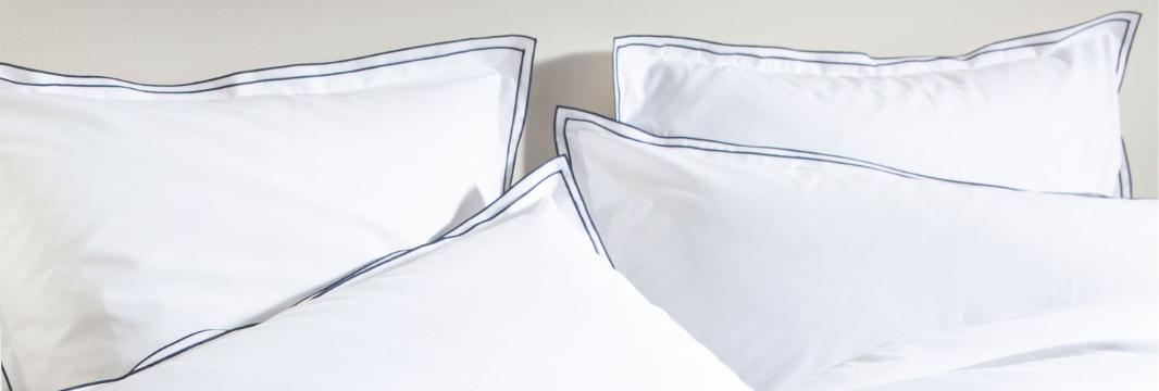 Linge en percale de coton
