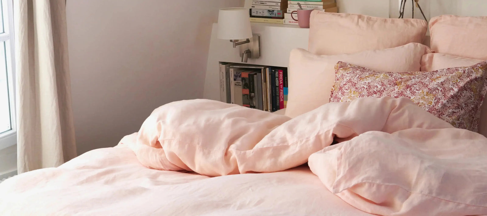 Linge de lit en lin et en chanvre Blanc Cerise — comparatif matières naturelles