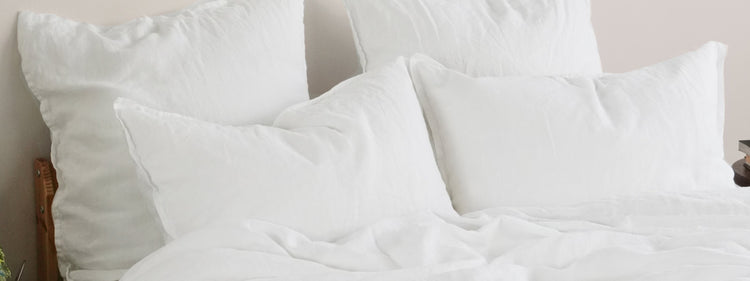 Housse de couette blanche