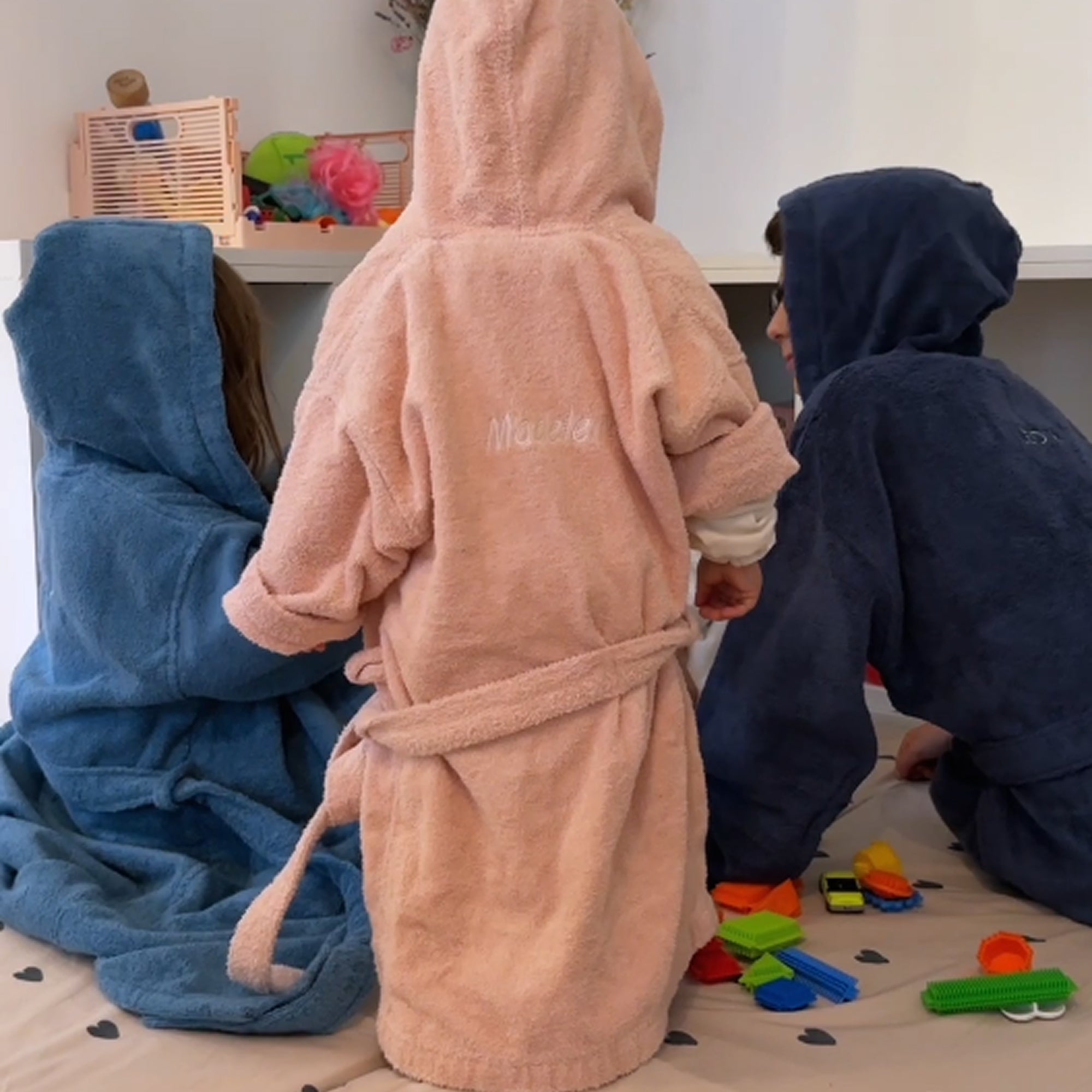 3 peignoirs enfant Douceur Nature