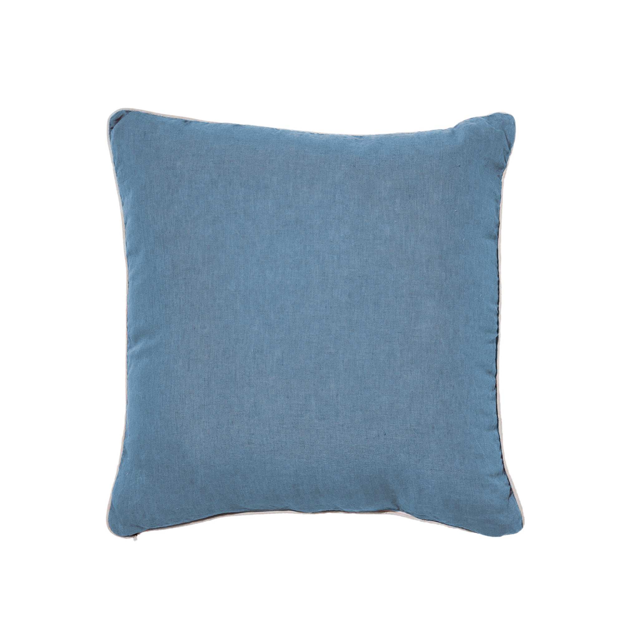Bleu orage - passepoil Lin