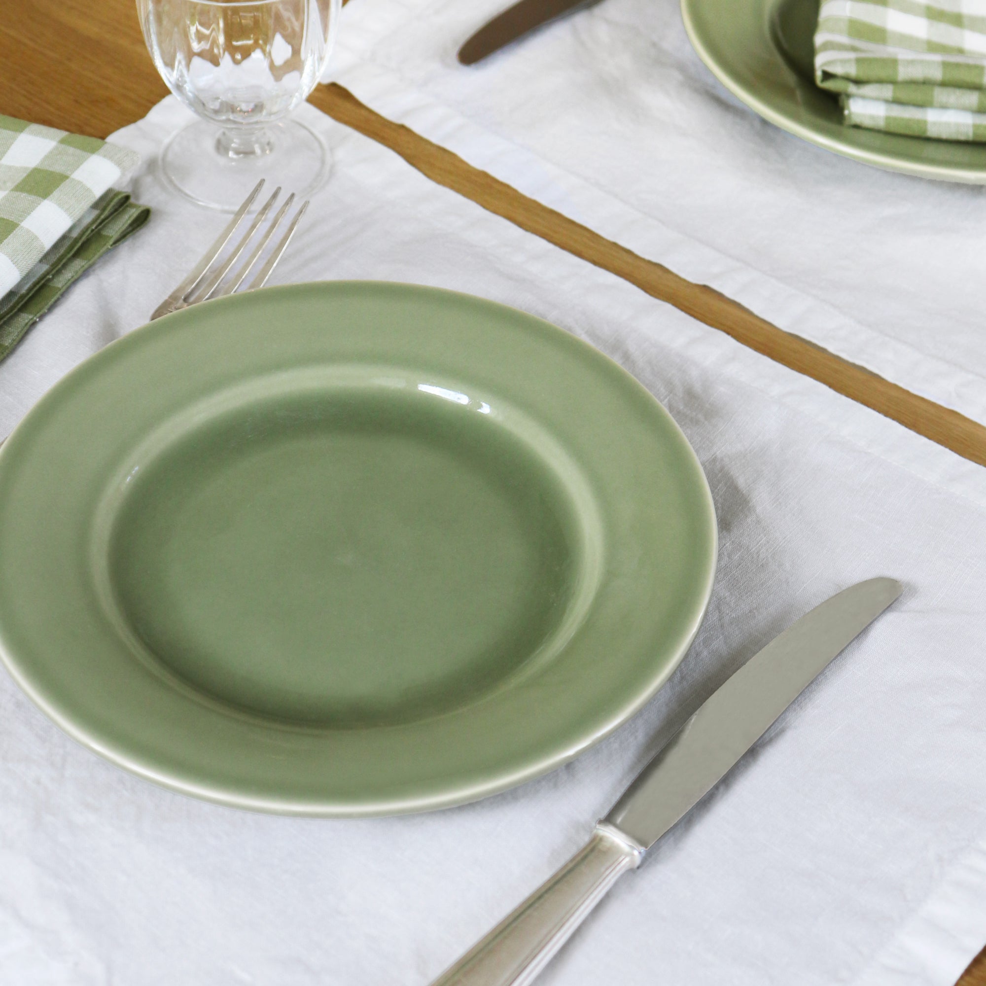 Set de table Au Fil du Lin - Lot de 2 - Blanc