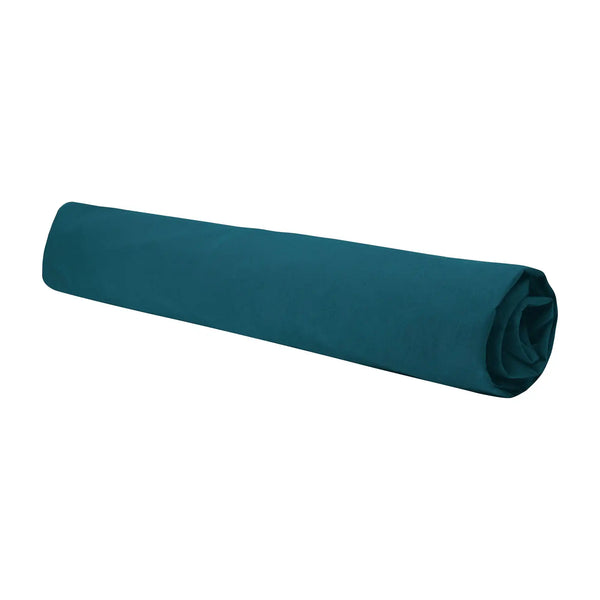 Drap housse Douceur Lavée – Bleu petrole