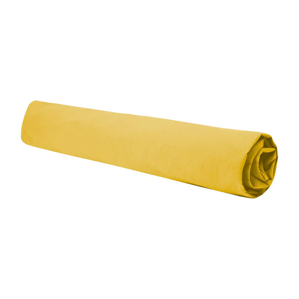 Drap housse Douceur Lavée – Jaune pollen