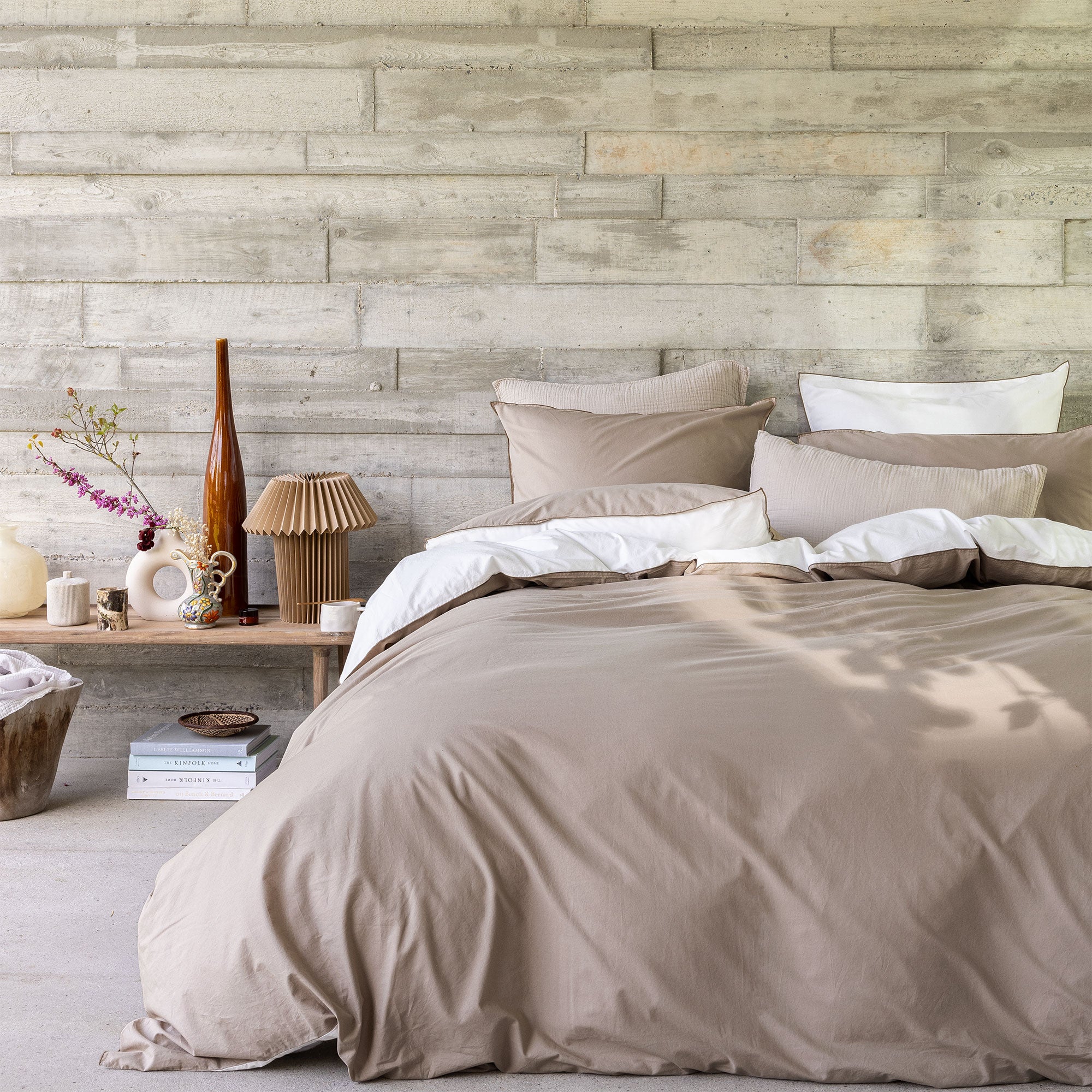 Blanc craie/ecorce