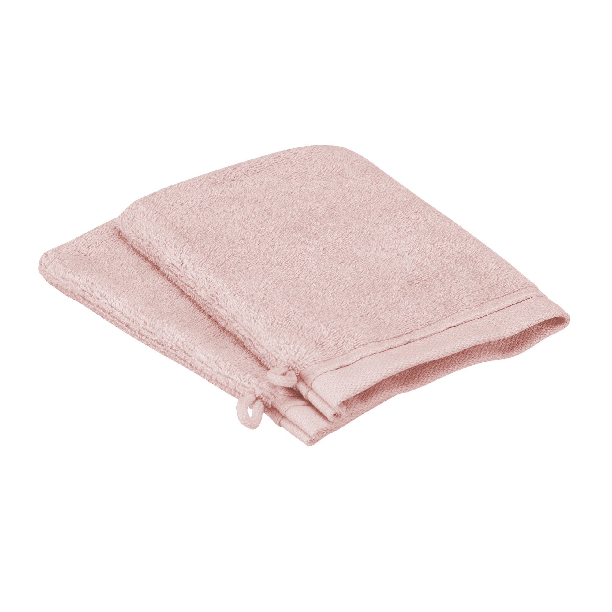 Lot de 2 gants de toilette Douceur Nature BIO - Vieux rose