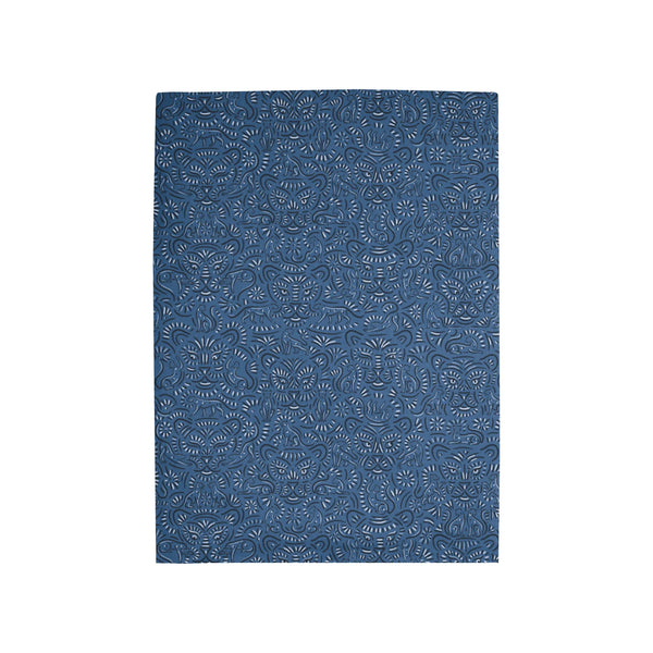 Drap plat Empreinte Nocturne – Bleu