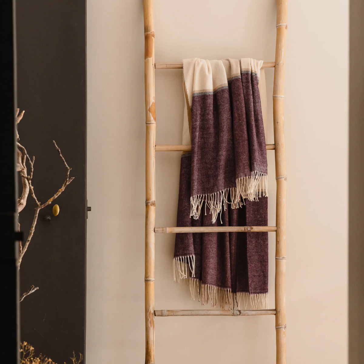 Plaid Garance - Prune