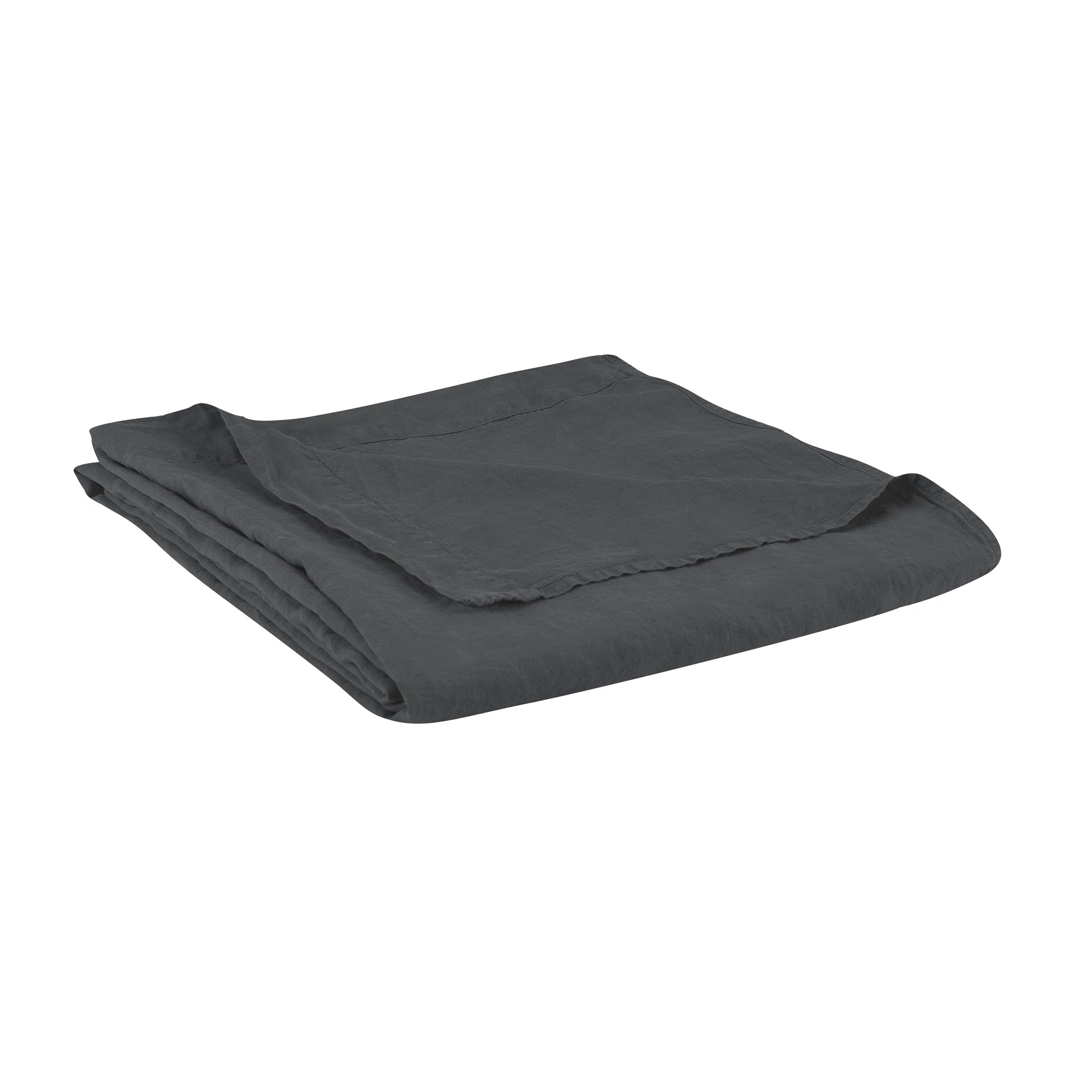 Drap plat Rêve de Lin - Graphite