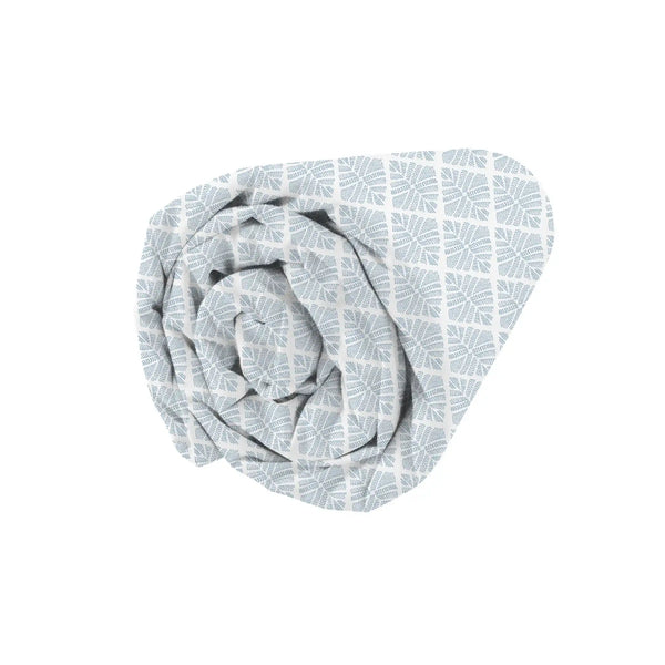 Drap housse Pointe de Douceur – Bleu orage