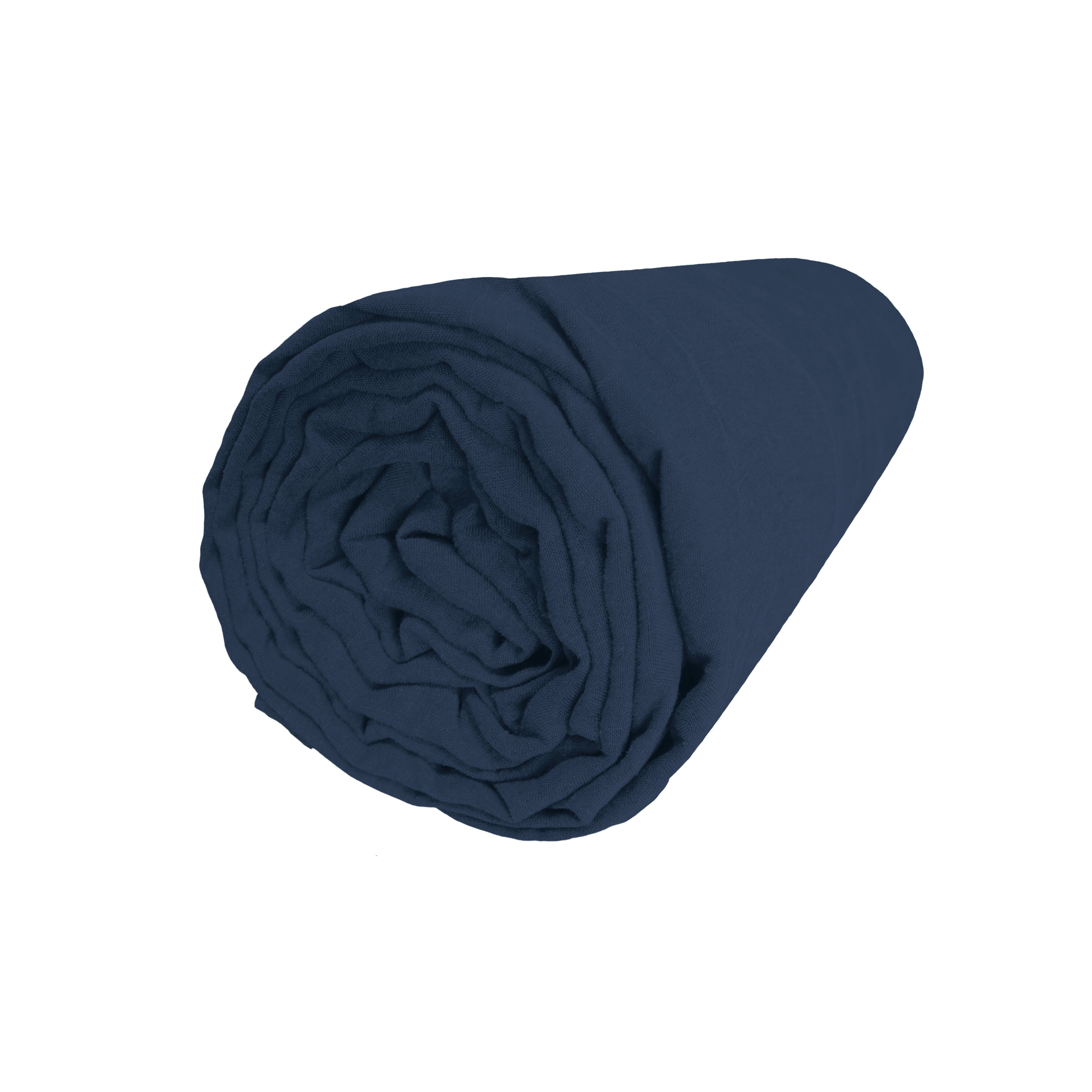 Drap Housse Rêve de lin - Indigo