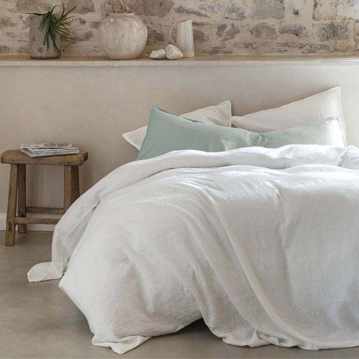 Housse de couette Rêve de Lin - Blanc naturel