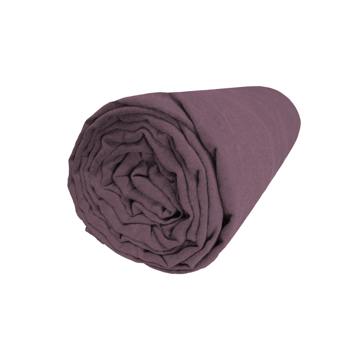 Drap Housse Rêve de lin - Prune