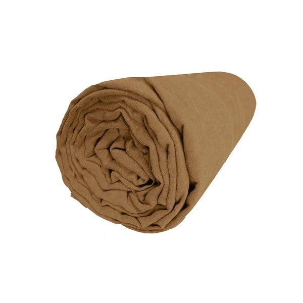 Drap Housse Rêve de lin – Cannelle