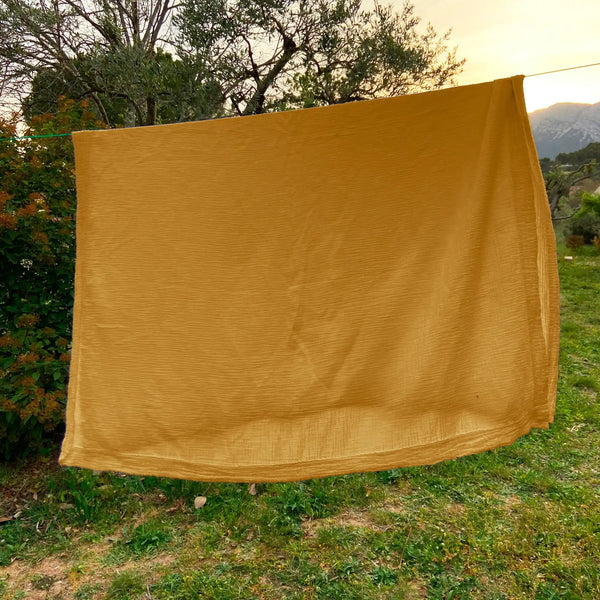 Drap plat Simplement Gaufré – Rhum