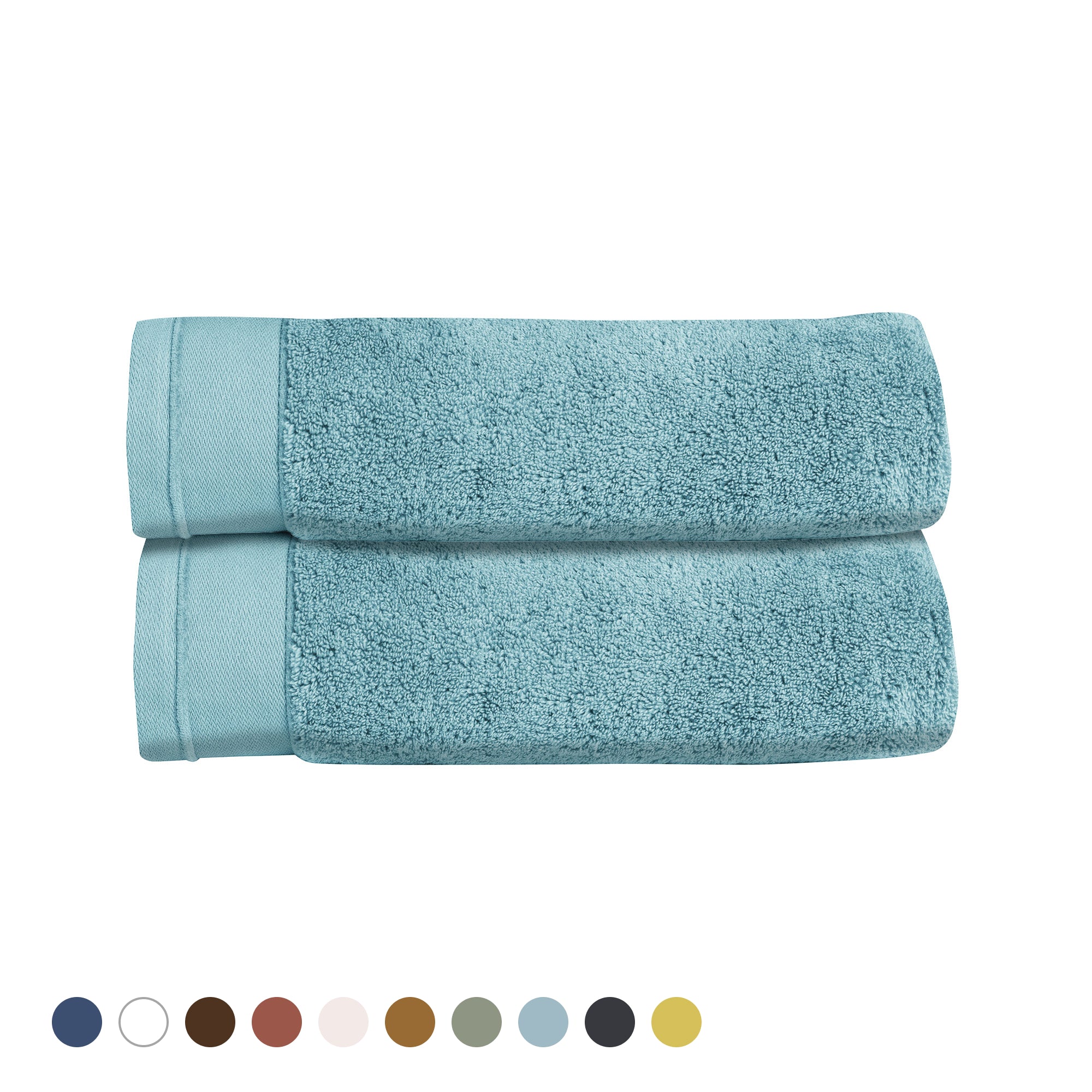 Lot de 2 Draps de Bain Douceur Nature