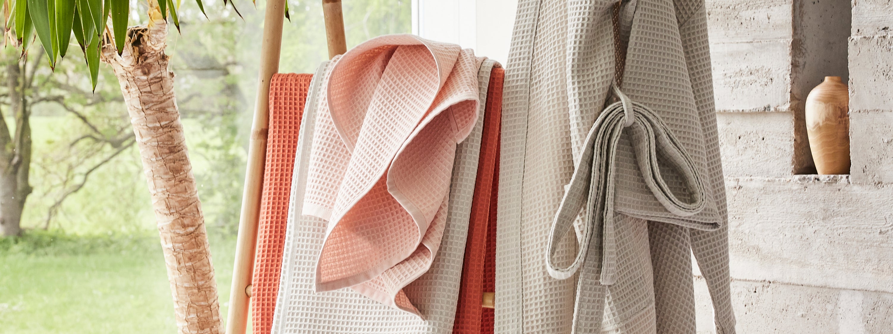 Linge de bain Nid d'abeille