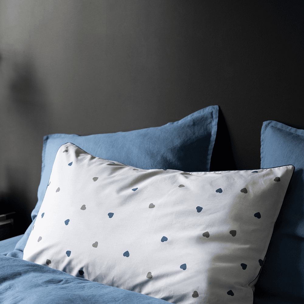 Bleu nuit/lichen