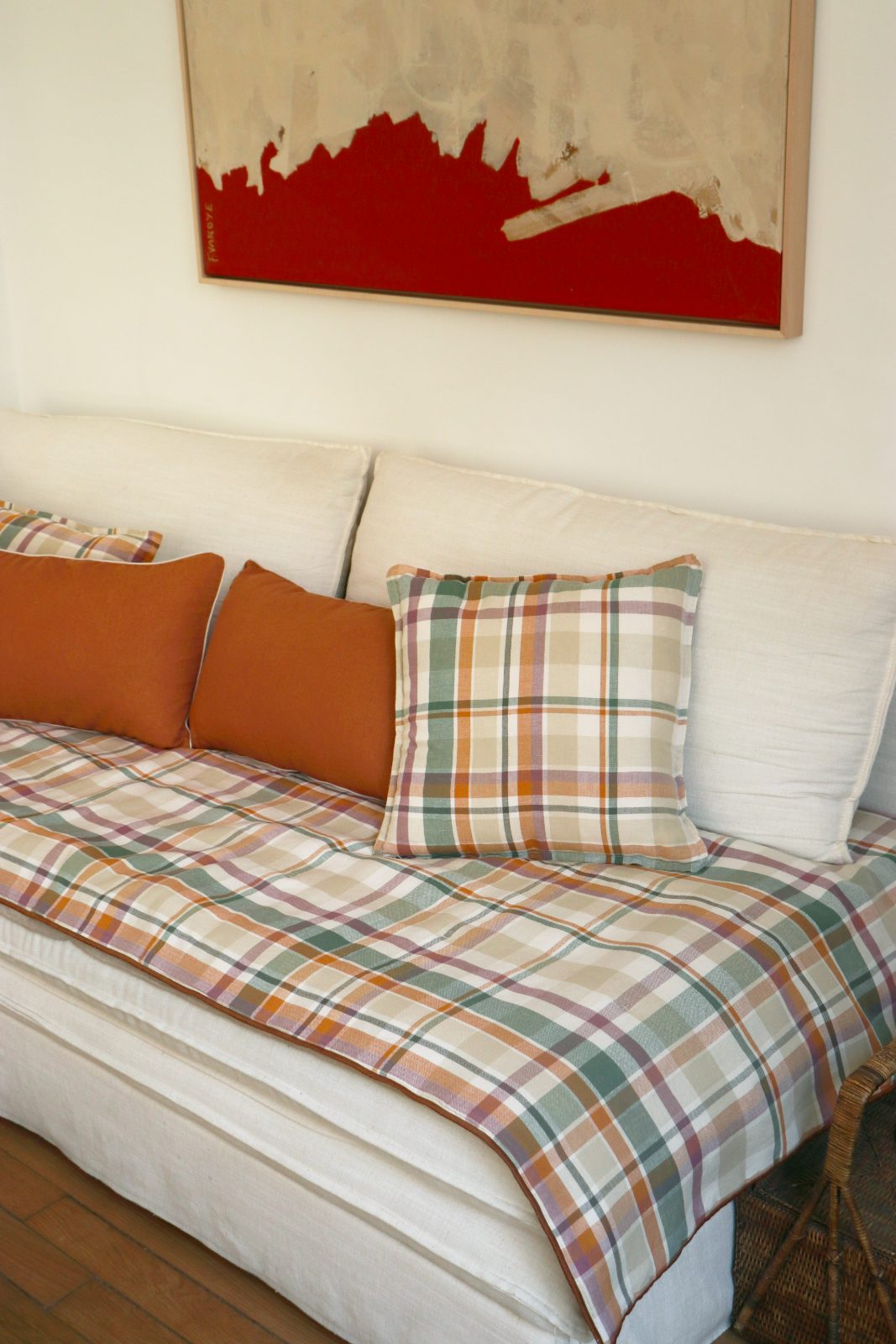 Housse de coussin Passion madras