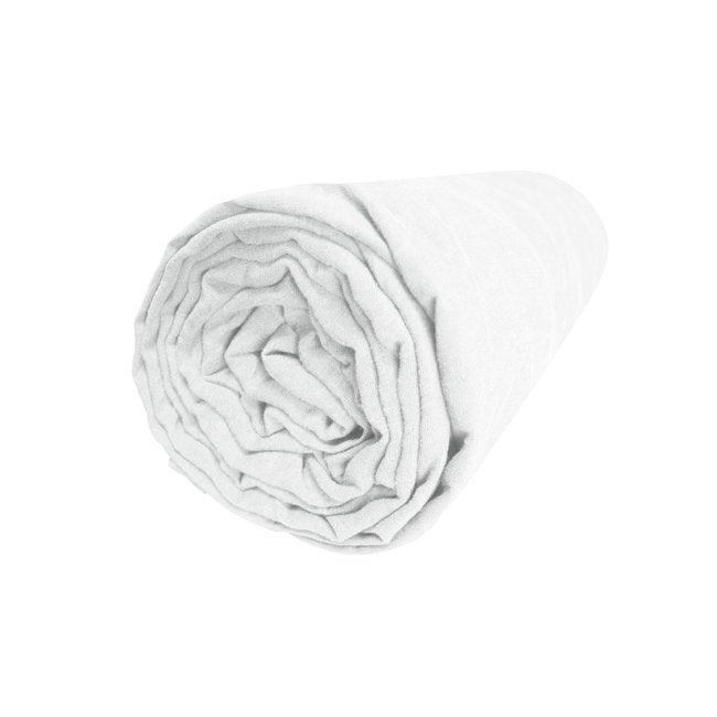 Drap housse Rêve de Chanvre - Blanc Cerise 