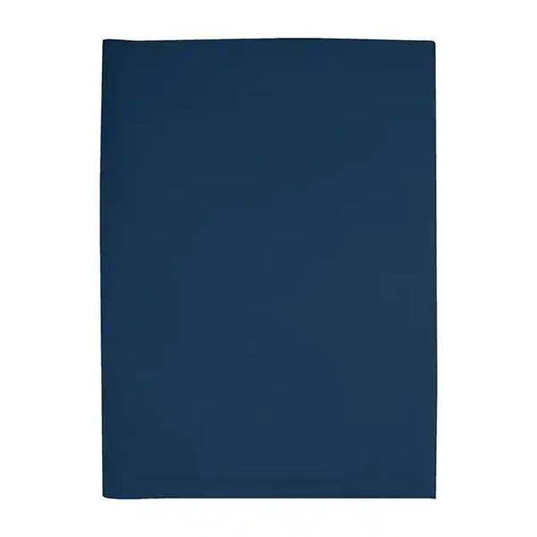 Drap plat Douceur Lavée – Bleu nuit