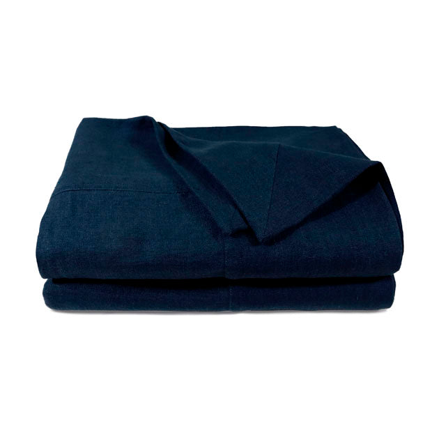 Nappe Naturellement Lin - Blanc Cerise 
