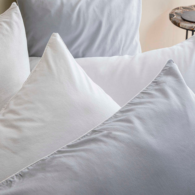 Housse de couette Nuit Satinée - Blanc Cerise 