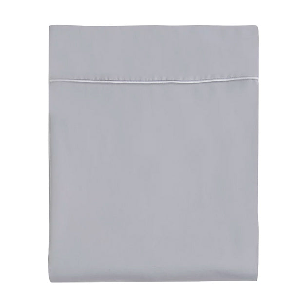 Drap plat Nuit Satinée - Blanc Cerise 