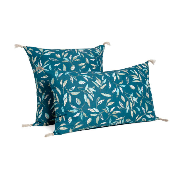Coussin Ombre Végétale - Blanc Cerise 