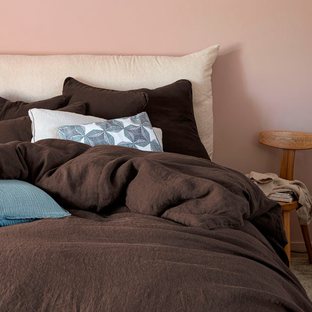 Housse de couette Rêve de Chanvre - Blanc Cerise 