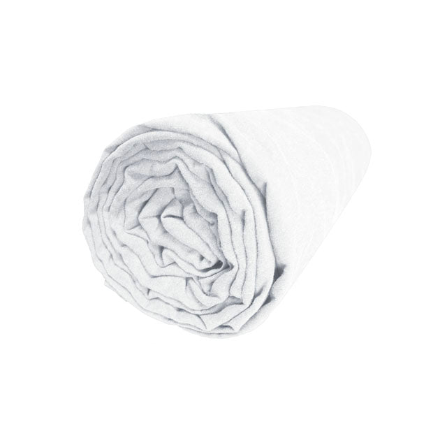 Drap Housse Rêve de lin - Blanc Cerise 