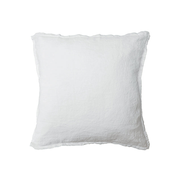 Enveloppe de coussin Rêve de Lin - Blanc Cerise 