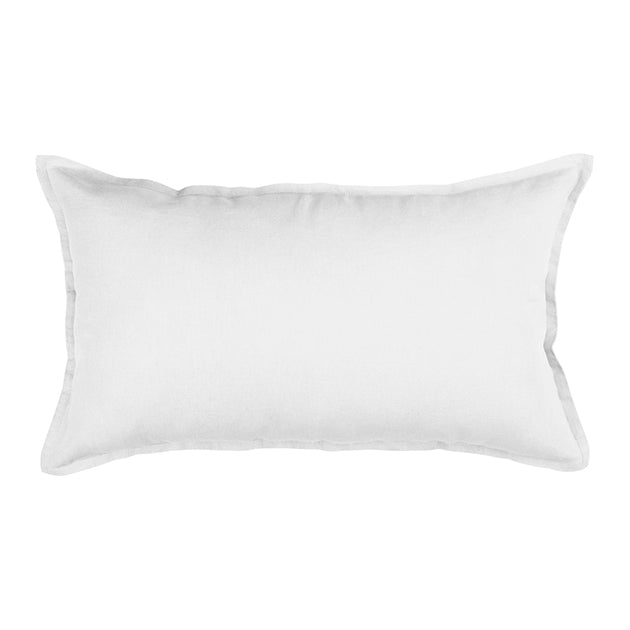 Enveloppe de coussin Rêve de Lin - Blanc Cerise 
