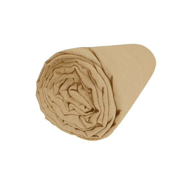 Drap Housse Rêve de lin - Blanc Cerise 