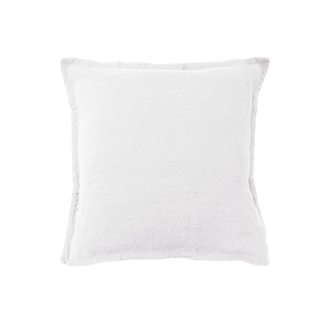 Enveloppe de coussin Rêve de Lin - Blanc Cerise 