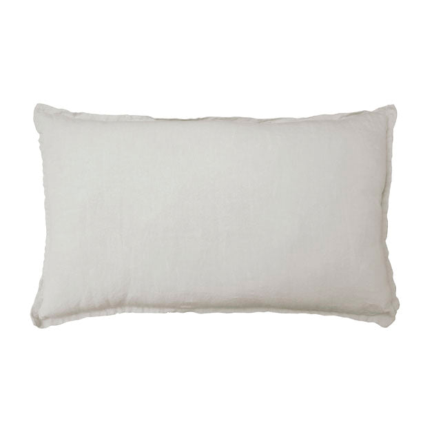 Enveloppe de coussin Rêve de Lin - Blanc Cerise 