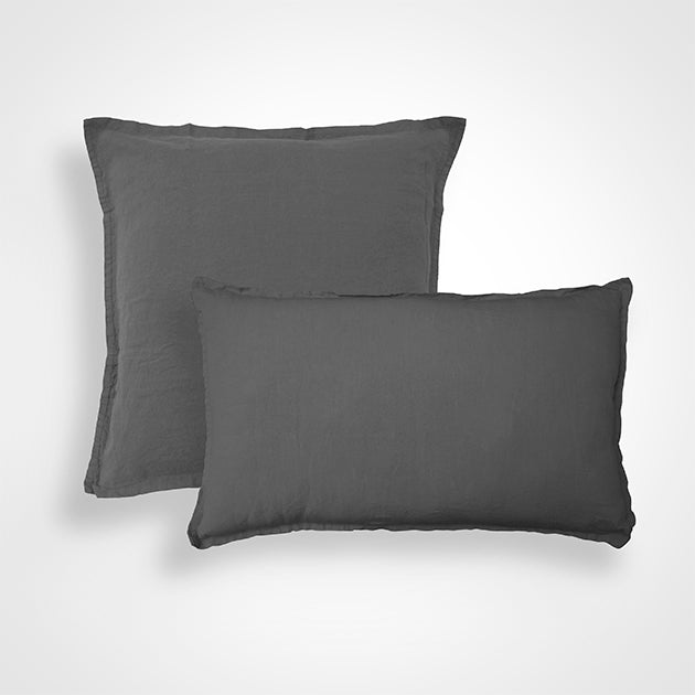 Enveloppe de coussin Rêve de Lin - Blanc Cerise 