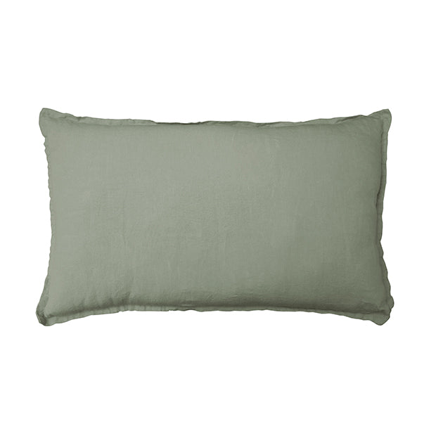 Enveloppe de coussin Rêve de Lin - Blanc Cerise 